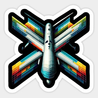 Spectrum Surveillance | MQ-9 Reaper Drone Tee Sticker